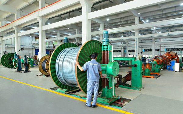 珠江電纜低壓電纜生產區(qū)
